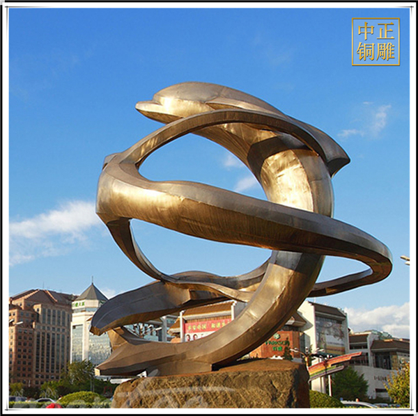 公園海豚銅雕塑.jpg 公園海豚銅雕塑.jpg