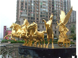 廣場(chǎng)銅馬雕塑