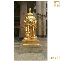 企業(yè)門(mén)口銅大象鑄造價(jià)格