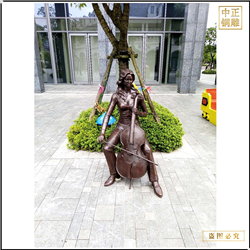 音樂(lè)人物雕塑廠家加工 