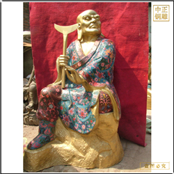 廠家供應銅雕十八羅漢批發(fā)