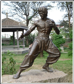 李小龍現代人物雕塑